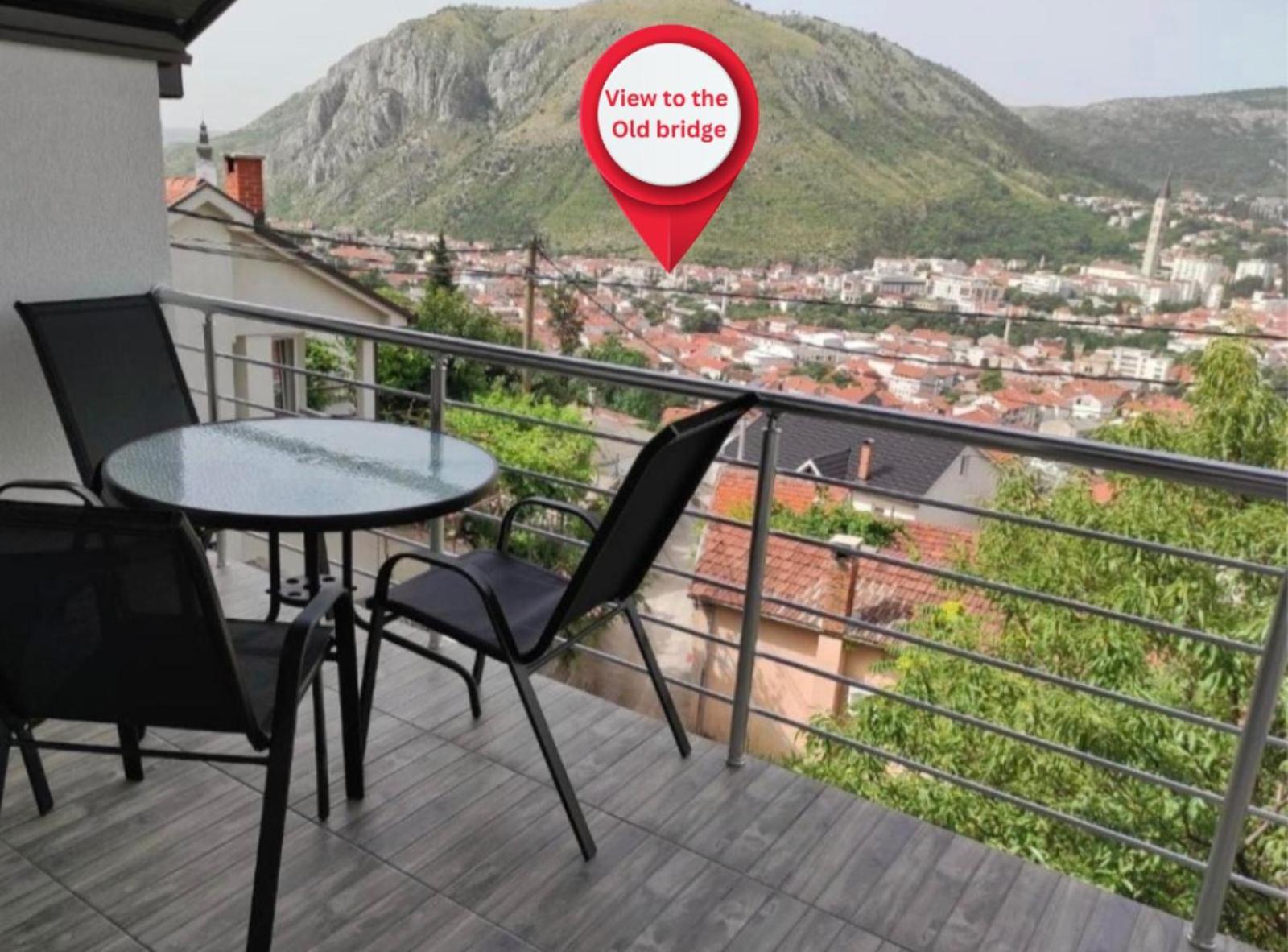 View Of The City - Studio Apartment Mostar Esterno foto